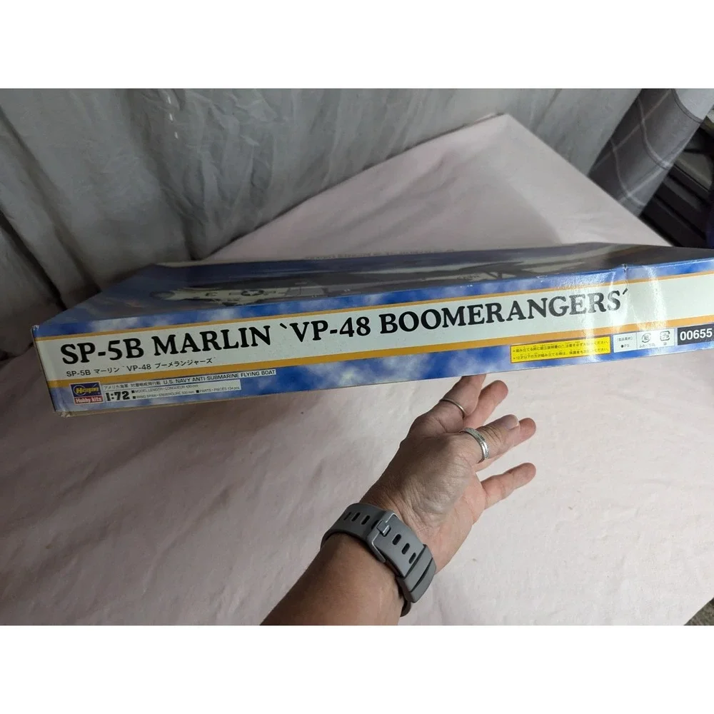 Vintage Hasegawa SP-5B Marlin VP-48 Boomerangers military model airplane‎ kit